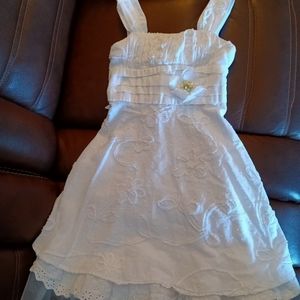 My Michelle white dress, size 7